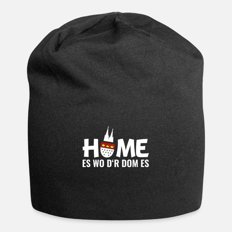 Köln Dom Kölner Kölle - Jersey-Beanie - Schwarz