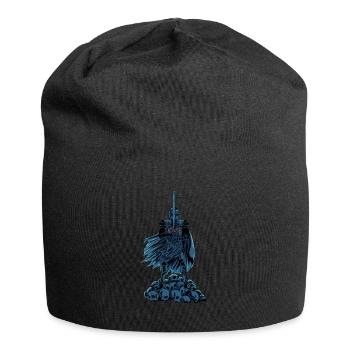 Templars with sword on skulls - Knights Templar - Jersey Beanie - black - Front