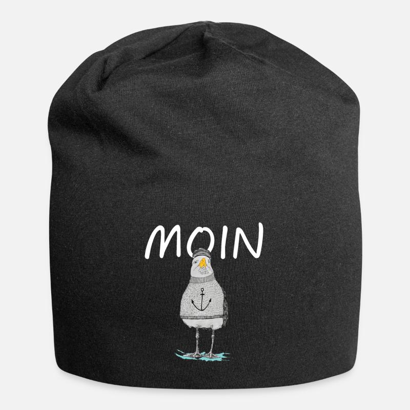 MOIN - MÖVE - Jersey-Beanie - Schwarz