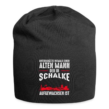 Gelsenkirchen Schalke Männer Spruch - Jersey-Beanie - Schwarz - Vorne