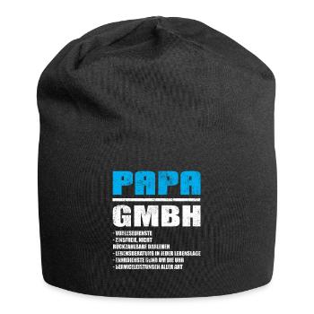 Papa GmbH Vintage - Jersey-Beanie - Schwarz - Vorne