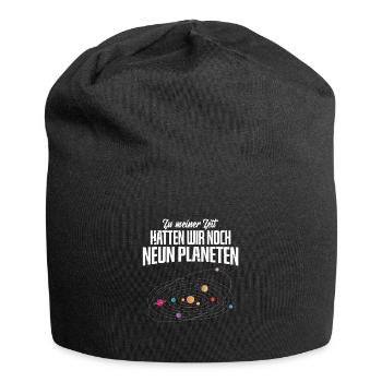 Astronomie - Jersey-Beanie - Schwarz - Vorne