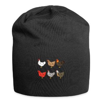 Chicken Breeders Farm Poultry Chicken Chickens - Jersey Beanie - black - Front