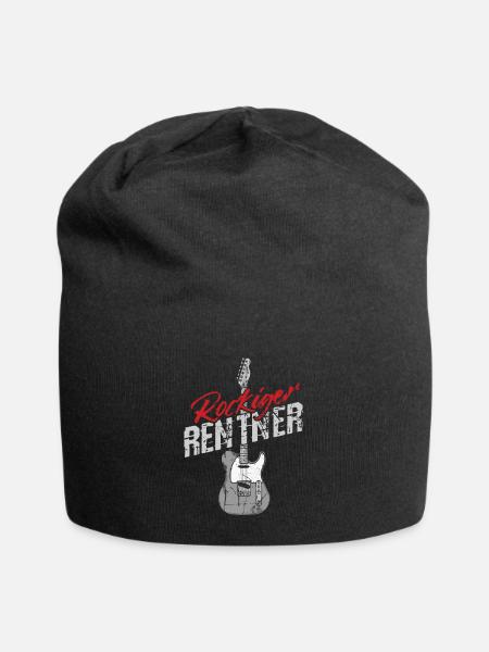 Gitarre Akustik Spruch Für E-Gitarre Konzert Gitar - Jersey-Beanie - Schwarz
