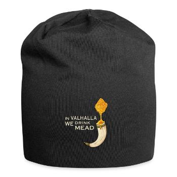 In valhalla we drink mead - Met - Jersey Beanie - black - Front