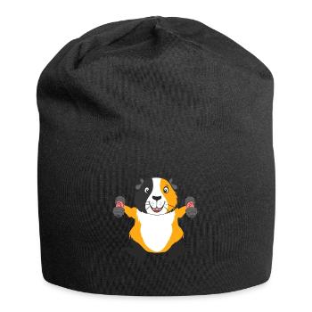 Guinea Pig Fitness Bodybuilding Gym - Jersey Beanie - black - Front