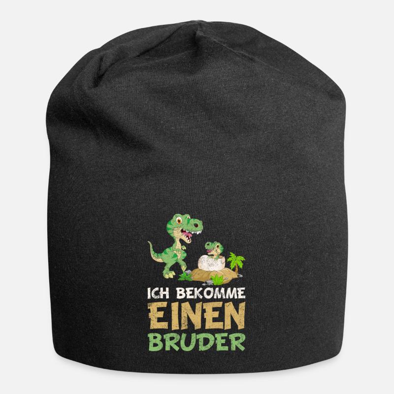 Ich bekomme einen Bruder - Jersey-Beanie - Schwarz
