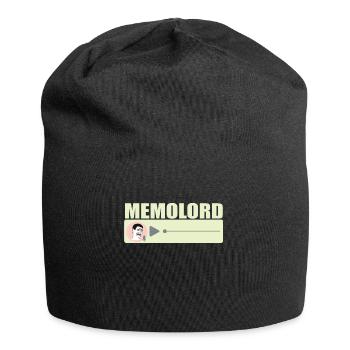 Memolord Voice Messages Audio Files - Jersey Beanie - black - Front