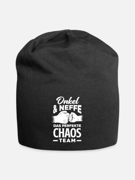 Onkel Und Neffe - Jersey-Beanie - Schwarz