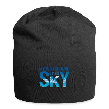 Fallschirmspringen Sky Himmel Parachutisme Saut en parachute - Bonnet en jersey - noir - Devant