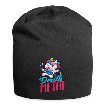 Einhorn Metal Musik Death Metal - Jersey-Beanie - Schwarz - Vorne