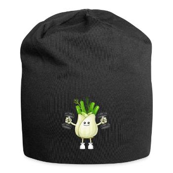 Vegan Vegan Bodybuilding Fenouil - Bonnet en jersey - noir - Devant