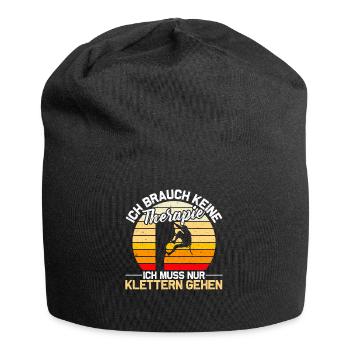 Kletter - Jersey-Beanie - Schwarz - Vorne