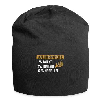 Horn Waldhornspieler - Jersey-Beanie - Schwarz - Vorne