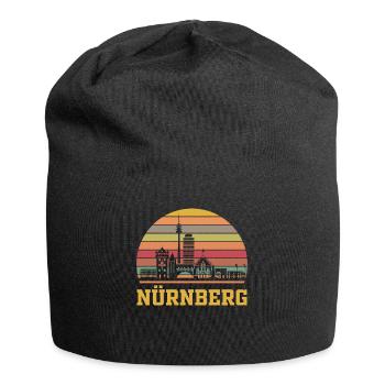 Nürnberg Retro - Jersey-Beanie - Schwarz - Vorne