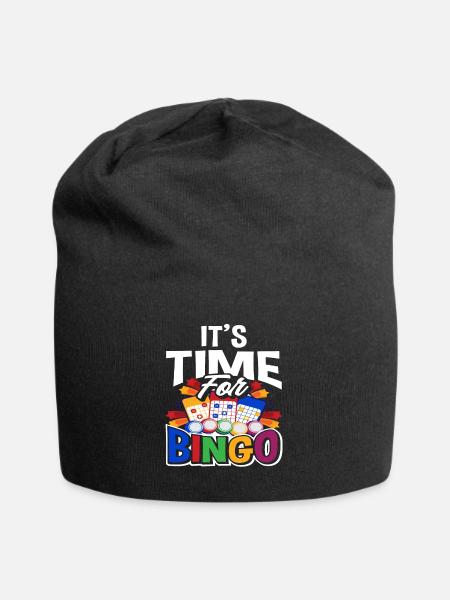 Bingo - Jersey-Beanie - Schwarz
