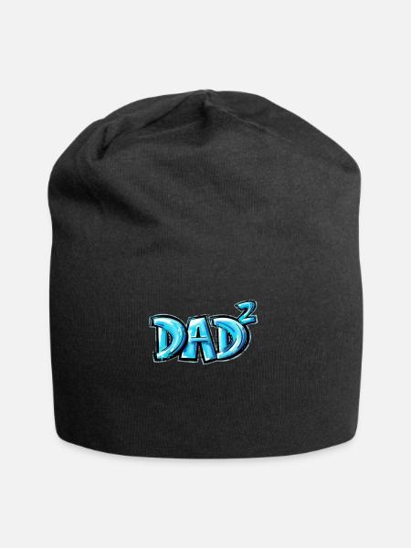 Schwangerschaftsankündigung Papa zum zweiten Mal - Jersey-Beanie - Schwarz