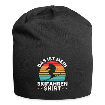 Skifahren - Jersey-Beanie - Schwarz - Vorne