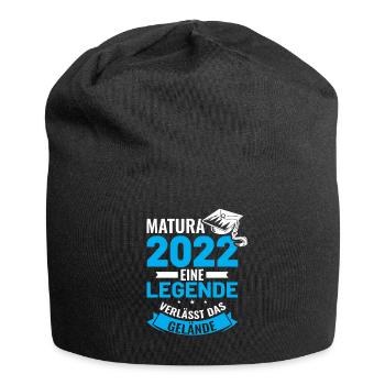 Matura Abschluss 2022 Matura 2022 Abschlussklasse - Jersey-Beanie - Schwarz - Vorne