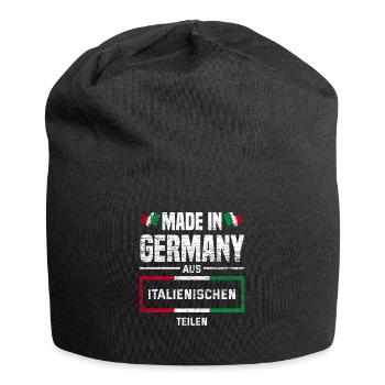 Italien Italiener - Jersey-Beanie - Schwarz - Vorne