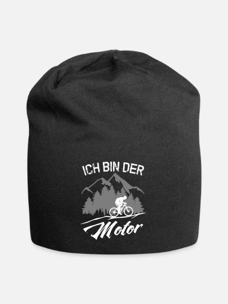 MTB - ICH BIN DER MOTOR - ohne Akku - Jersey-Beanie - Schwarz