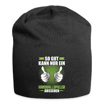 Handball Handballspieler - Jersey-Beanie - Schwarz - Vorne