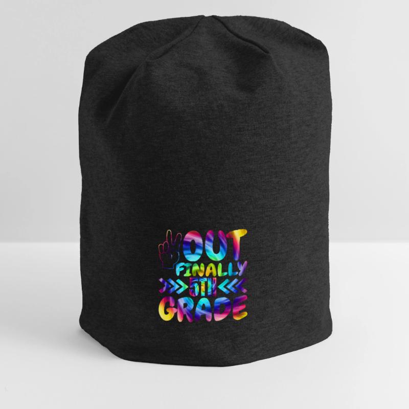 Out Finally 5th grade elementary school students Jersey Beanie