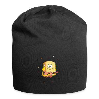 Guitarist Guitar Sandwich Musician Guitar Essen - Jersey Beanie - black - Front