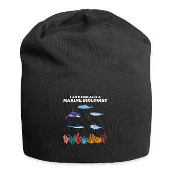 Official Marine Biologist Fish Marine Biology - Jersey Beanie - black - Front