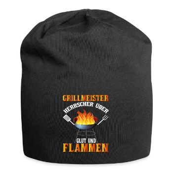 Offizieller Bundes grillmeister Grill & Barbecue - Jersey-Beanie - Schwarz - Vorne