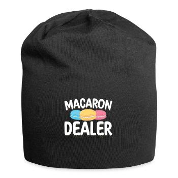 Macaron Dealer | Bake Tshirt | Pastry lovers - Jersey Beanie - black - Front