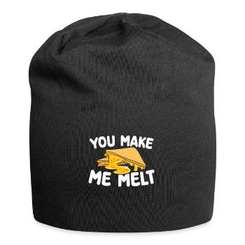 Du Bringst Mich Zum Schmelzen | Backen Tshirt | - Jersey-Beanie - Schwarz - Vorne