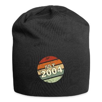 18ème anniversaire Juillet millésime 2004 idée cadeau - Bonnet en jersey - noir - Devant