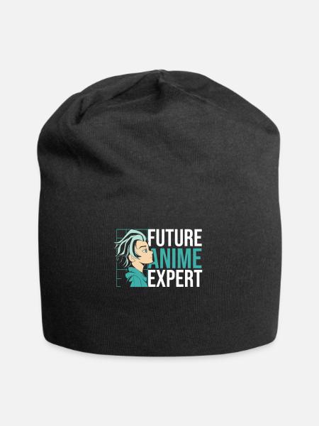Zukünftiger Anime-experte | Anime-liebhaber | - Jersey-Beanie - Schwarz