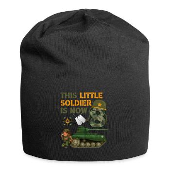 Ce petit soldat est maintenant 8 Army Tank 8. - Bonnet en jersey - noir - Devant