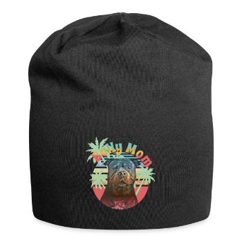 American Bully Mom , best Bully Mom - Jersey Beanie - black - Front