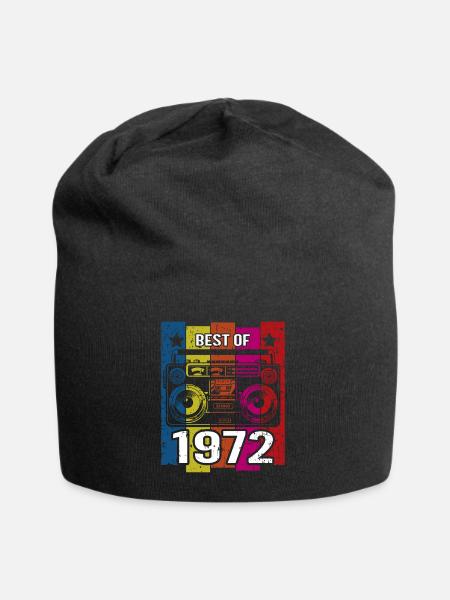 Best Of 1972 Stereo Radio Cassette Player - Jersey Beanie - black