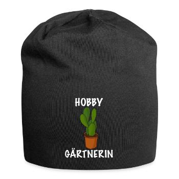 Hobby Gärtnerin Pflanze das Gärtnerin Shirt - Jersey-Beanie - Schwarz - Vorne