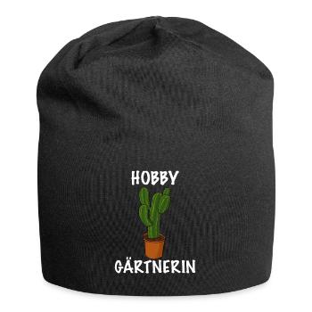 Hobby Gärtnerin Pflanze das Gärtnerin Shirt - Jersey-Beanie - Schwarz - Vorne