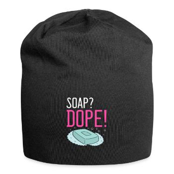 Homemade soap design for oil soap making - Jersey Beanie - black - Front