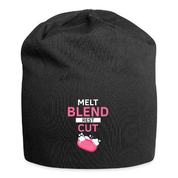 Homemade soap design for oil soap making - Jersey Beanie - black - Front