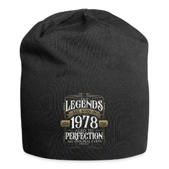 Légende 1978 44ème Anniversaire Cadeau Hommes Drôle - Bonnet en jersey - noir - Devant