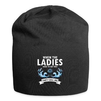 Pool Guy Design for PoolBoy and Pool Cleaner - Jersey Beanie - black - Front
