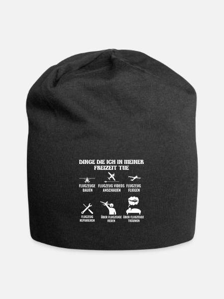 Modellbau Modellfliegen - Jersey-Beanie - Schwarz