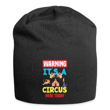 Circus Carnival Children's Birthday Party - Jersey Beanie - black - Front