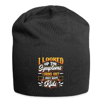 J’ai cherché les symptômes. - Bonnet en jersey - noir - Devant