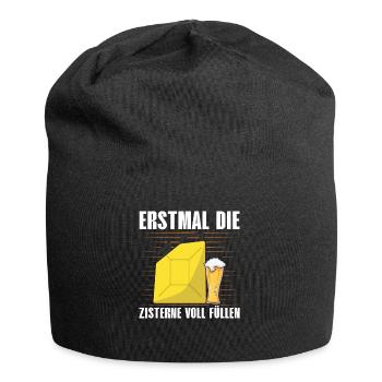 REMPLISSEZ D’ABORD LES AMATEURS DE BIÈRE DE CITERNE - Bonnet en jersey - noir - Devant