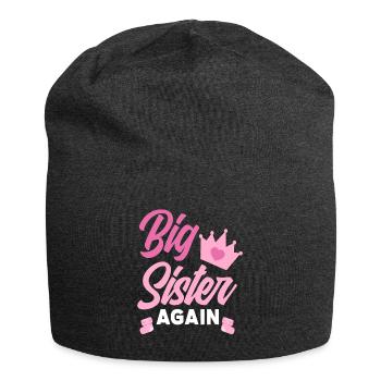 Encore une fois annonce de grossesse de sœur - Bonnet en jersey - charbon - Devant
