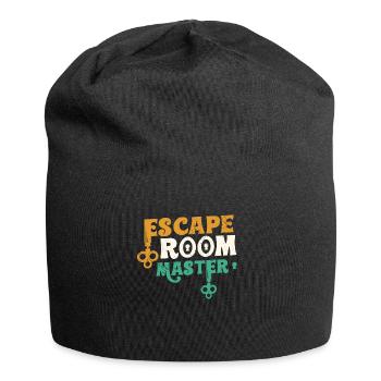 Escape Room Master Escape Room Birthday - Jersey Beanie - black - Front