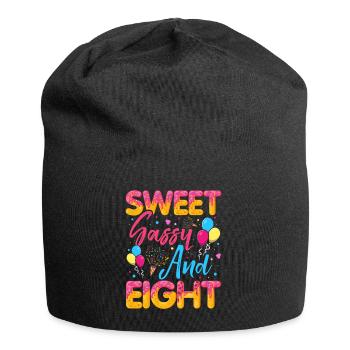 Sweet Sassy And Eight Sprinkles Delicious - Jersey-Beanie - Schwarz - Vorne